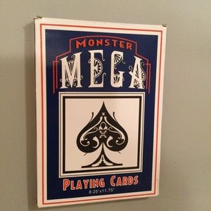 Monster Mega playing cards (8.25” x 11.75”)